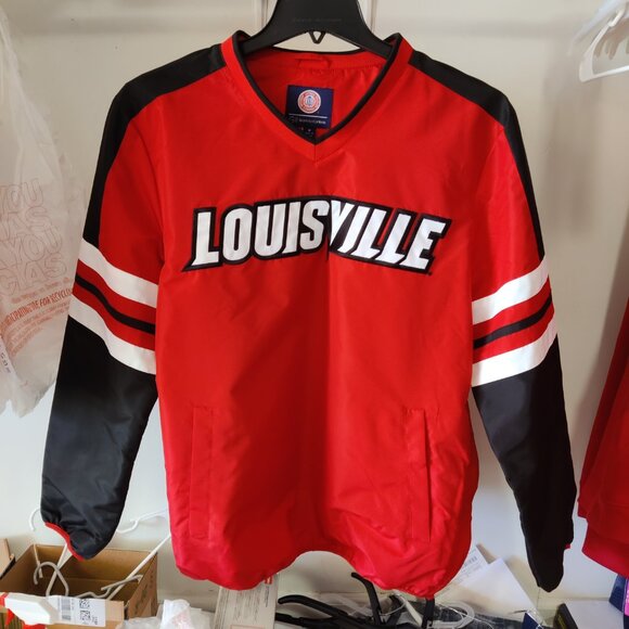 NWT G-III Sports By Carl Banks Men's UofL Pullover Windbreaker Size M $80 8C96 - Picture 1 of 3